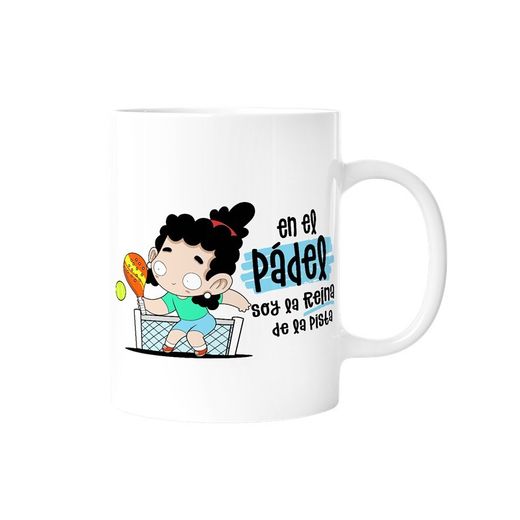 Taza En El Pádel Soy La Reina De La Pista Ideal para Regalo