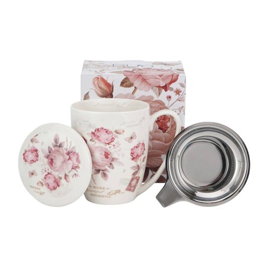 Taza Infusión Secession Ro Porcelana Ideal Regalo Duo Art Gallery