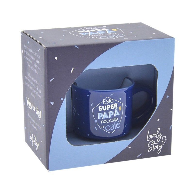 Taza Mini 50 Ml Este Super Papá Necesita Un Café Ideal para Regalo