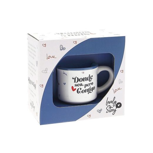 Taza Mini Juntos Somos Lo Más / Donde Sea,Pero Contigo Ideal para Regalo