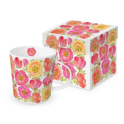 Taza Mug Flores Poppy Paradise PPD Ideal Regalo