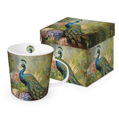 Taza Mug Pavo Real Olympos PPD Ideal Regalo