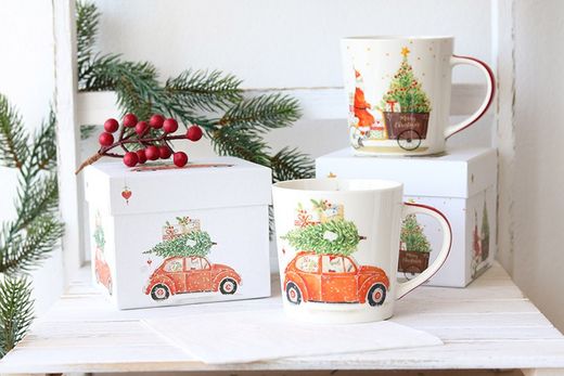 Taza Navidad Regalo Christmas Delivery PPD