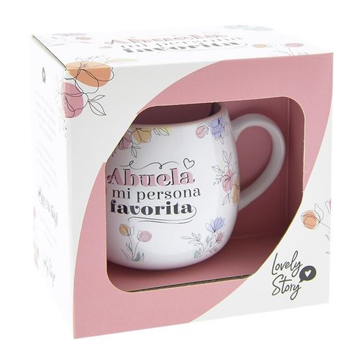 Taza Ovalada 400 Ml Abuela, Mi Persona Favorita Ideal para Regalo