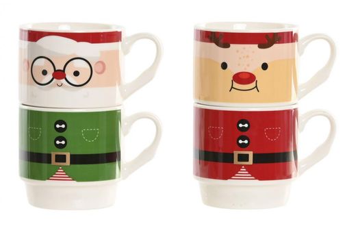 Taza Set 2 Navidad Ideal Regalo 365Ml
