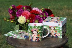 Tazas Decoradas Frida Kahlo Coyoacàn PPD