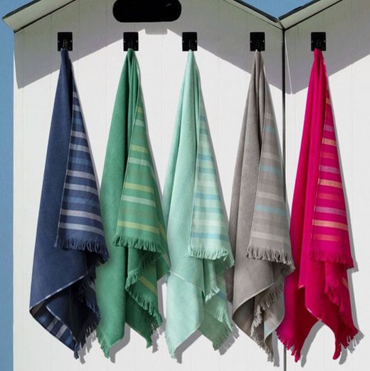 Toalla Playa Arena Fucsia Risart 86x160