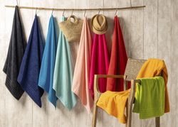 Toalla Playa Calidad Top Cool Rojo Lasa Portugal