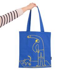 Tote Bag Life Is Simple Azul Helio Ferretti Ideal Regalo