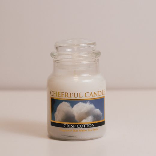 Vela Americana Algodón Limpio 170 g 30 hrs Cheerful Candle