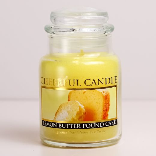 Vela Americana Bizcocho de Limón y Mantequilla 170 g 30 hrs Cheerful Candle