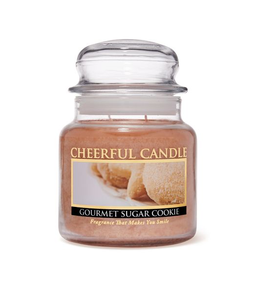 Vela Americana Galleta Gourmet con Azúcar 454 grs 80 horas Cheerful Candle