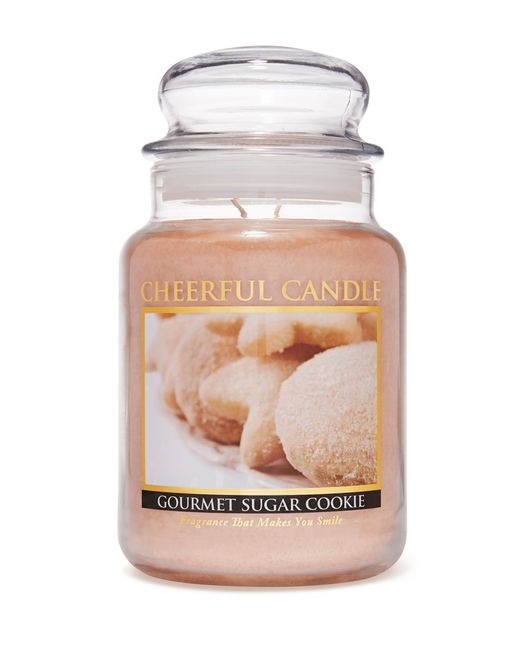 Vela Americana Galleta Gourmet con Azúcar 680 grs 135 horas Cheerful Candle