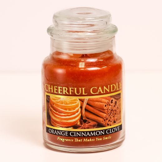 Vela Americana Naranja, Canela y Clavo 170 g 30 hrs Cheerful Candle