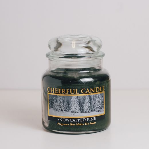 Vela Americana Pino Nevado 454 grs 80 horas Cheerful Candle