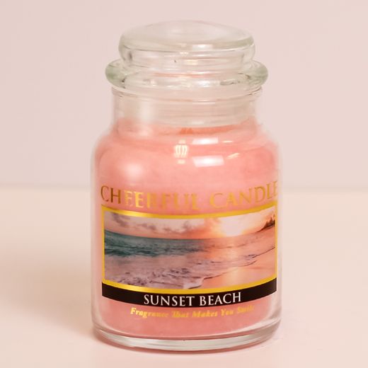 Vela Americana Playa al Atardecer 170 g 30 hrs Cheerful Candle