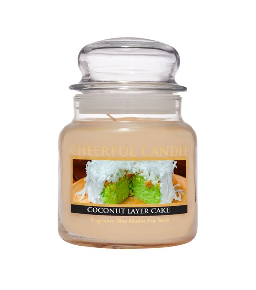 Vela Americana Tarta de Coco 454 grs 80 horas Cheerful Candle