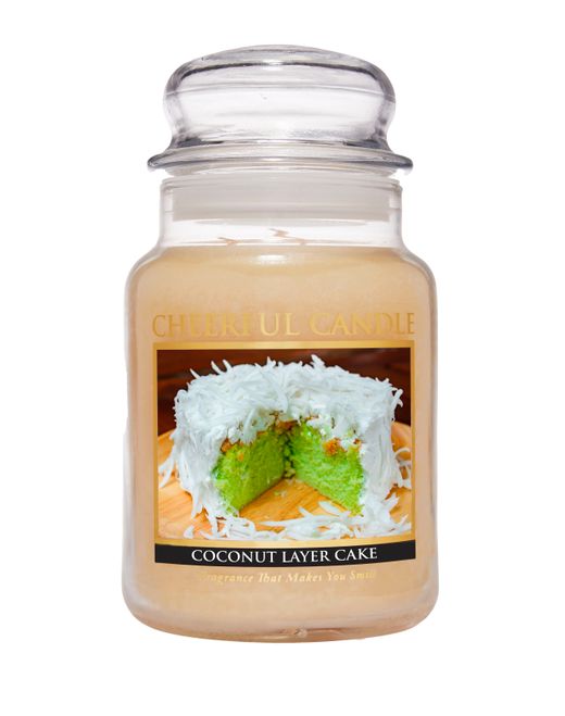 Vela Americana Tarta de Coco 680 grs 135 horas Cheerful Candle