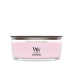 Vela Ellipse Flor de Cerezo y Vainilla con mecha de madera WoodWick