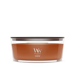 Vela Ellipse Humo de Azafrán con mecha de madera WoodWick