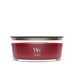 Vela Ellipse Mora Especiada con mecha de madera WoodWick