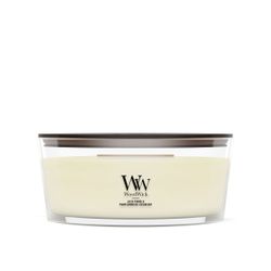 Vela Ellipse Pomelo Exuberante con mecha de madera WoodWick