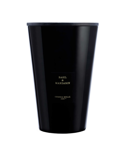 Vela Gigante 3XL Basil & Mandarín 7 kg 7 mechas Cerería Mollá 400 horas