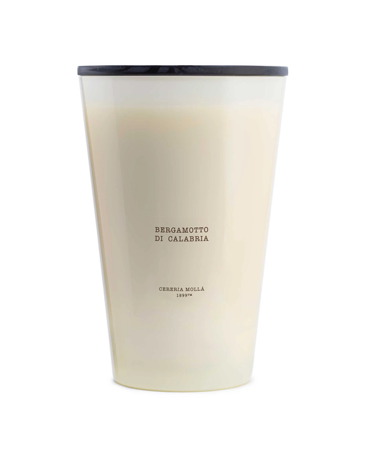 Vela Gigante 3XL Bergamotto di Calabria 7 kg 7 mechas Cerería Mollá 400 horas