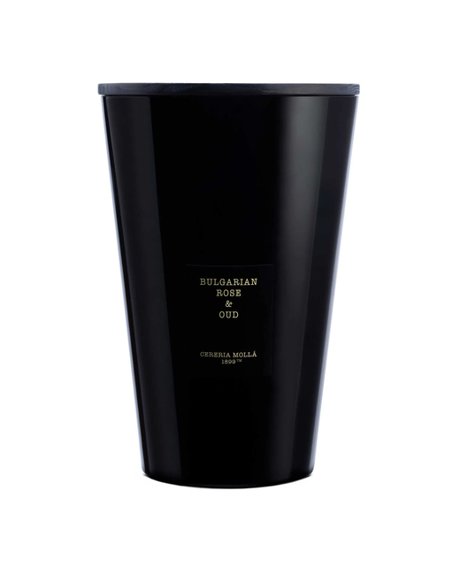 Vela Gigante 3XL Bulgarian Rose & Oud 7 kg 7 mechas Cerería Mollá 400 horas