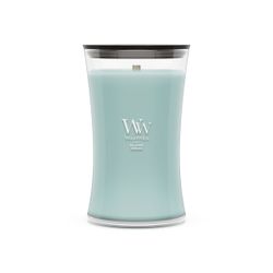 Vela Grande Hourglass Brisa Marina con mecha de madera WoodWick