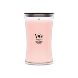 Vela Grande Hourglass Frutos Rojos Costeros con mecha de madera WoodWick
