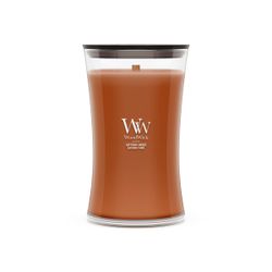 Vela Grande Hourglass Humo de Azafrán con mecha de madera WoodWick