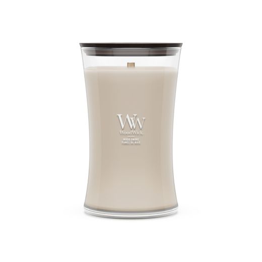 Vela Grande Hourglass Humo de Madera con mecha de madera WoodWick