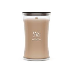 Vela Grande Hourglass Sándalo y Mirra con mecha de madera WoodWick