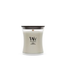 Vela Mediana Hourglass Fireside con mecha de madera WoodWick