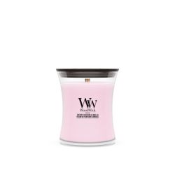 Vela Mediana Hourglass Flor de Cerezo y Vainilla con mecha de madera WoodWick