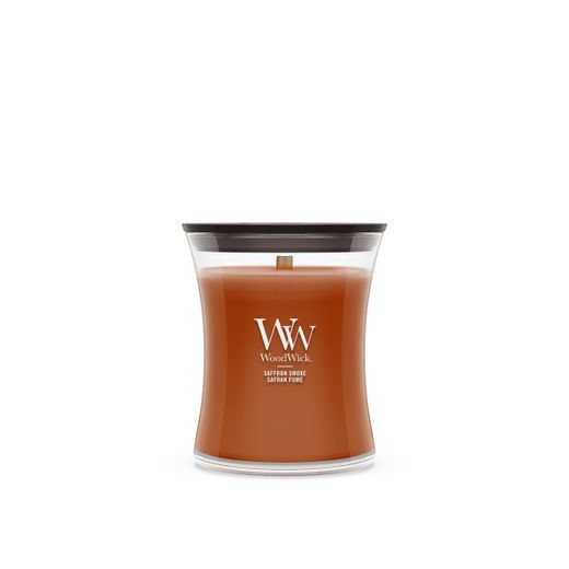 Vela Mediana Hourglass Humo de Azafrán con mecha de madera WoodWick