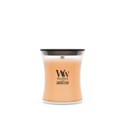 Vela Mediana Hourglass Mandarina y Cidra con mecha de madera WoodWick