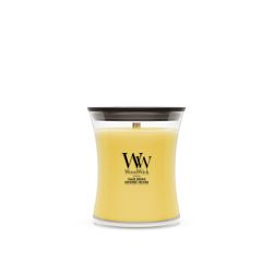 Vela Mediana Hourglass Orquídea Solar con mecha de madera WoodWick