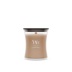 Vela Mediana Hourglass Sándalo y Mirra con mecha de madera WoodWick