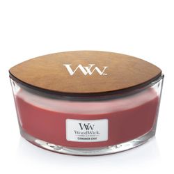 Vela Woodwick Ellipse Grande Canela Chai Mecha de Madera