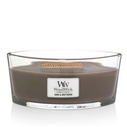 Vela Woodwick Ellipse Grande Sand & Driftwood Mecha de Madera