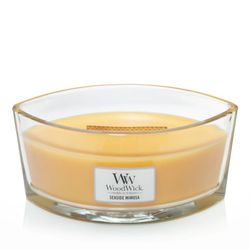 Vela Woodwick Ellipse Grande Seaside Mimosa Mecha de Madera